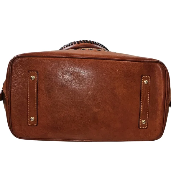 Dooney & Bourke Florentine Vachetta Leather Domed Handbag - Picture 3 of 7